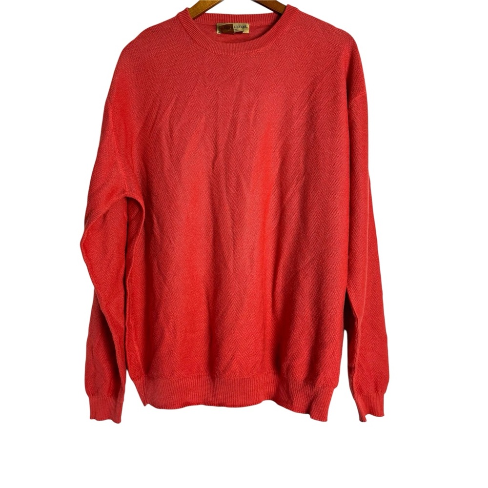 Tricots St Raphael Collection Mens Linen Blend Crewneck Pullover Knit Sweater